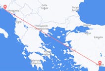 出发地 克罗地亚出发地 杜布羅夫尼克目的地 土耳其安塔利亚的航班