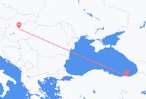 Flyg från Budapest, Ungern till Trabzon, Turkiet