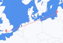 Vluchten van Southampton, Engeland naar Palanga, Litouwen