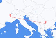 Flyg från Grenoble, Frankrike till Sofia, Frankrike