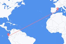 Flights from Manta, Ecuador to Palma de Mallorca, Spain