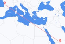 Flights from Sharurah, Saudi Arabia to Bordeaux, France