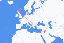 Flyreiser fra Arar, Saudi-Arabia til Edinburgh, Skottland