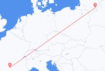 Loty z Wilno, Litwa do Rodeza, Francja