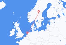 Fly fra Sveg til Amsterdam
