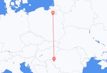 Flyreiser fra Szczytno, Polen til Timișoara, Romania