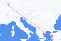Flyrejser fra Saarbrücken, Tyskland til Izmir, Tyrkiet