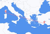 Flyreiser fra Antalya, Tyrkia til Figari, Frankrike