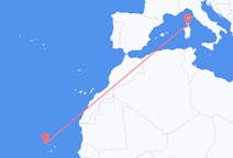 Flyreiser fra São Vicente, Kapp Verde til Figari, Frankrike