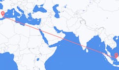 Flyreiser fra Pontianak, Indonesia til Murcia, Spania