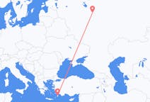 Flights from Ivanovo, Russia to Rhodes, Greece