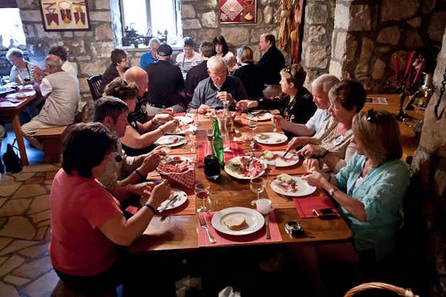 Expérience gastronomique d'une demi-journée dans la campagne de Dubrovnik