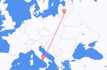 Flyreiser fra Napoli, til Kaunas