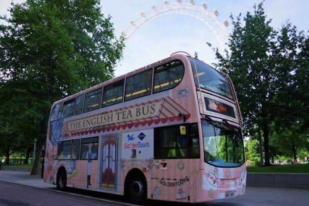 Té de la tarde en autobús inglés y recorrido panorámico por Londres: cubierta inferior
