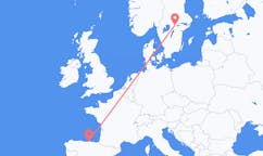 Voli da Santander, Spagna a Örebro, Svezia