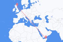 Flights from Bosaso, Somalia to Aberdeen, Scotland