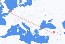Flyreiser fra Diyarbakir, Tyrkia til Lille, Frankrike