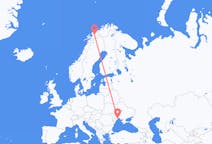 Vols d’Odessa, Ukraine vers Bardufoss, Norvège
