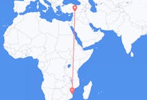 Flyreiser fra Vilankulo, Mosambik til Gaziantep, Tyrkia