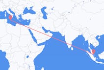 Flights from from Johor Bahru to Valletta