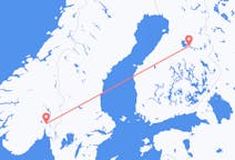 Vols depuis la ville de Kajaani vers la ville d'Oslo