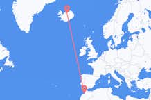 Flights from Rabat to Akureyri