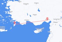 Flyg från Adana, Turkiet till Rhodes, England, Grekland