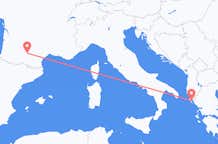 Loty z Tuluza na Korfu