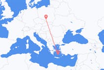 Flights from Katowice in Poland to Santorini in Greece
