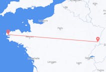 Flyreiser fra Mulhouse, Sveits til Brest, Frankrike