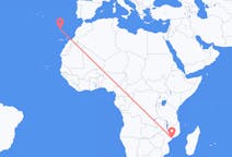 モザンビークのケリマネから、ポルトガルのフンシャルまでのフライト