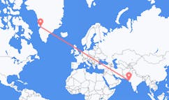 Flights from Jamnagar, India to Ilulissat, Greenland