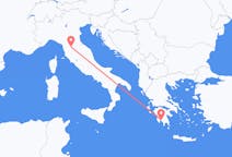 出发地 希腊出发地 卡拉马塔目的地 意大利佛罗伦萨的航班