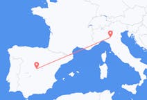 出发地 意大利与 雷焦艾米利亚相比目的地 西班牙马德里的航班