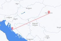 Vluchten van Cluj-Napoca, Roemenië naar Zadar, Kroatië