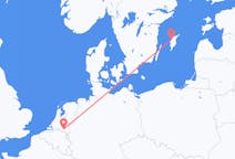 Loty z Visby (Dania), Szwecja z Eindhoven, Holandia