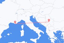 Fly fra Kraljevo til Toulon