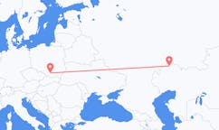 Flyreiser fra Muntlig, Kasakhstan til Kraków, Polen