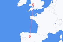 Flyreiser fra Valladolid, Spania til Cardiff, Wales