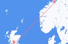 Flights from Trondheim to Glasgow