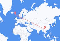 Flyg från Kunming, Kina till Sørvágur, Färöarna