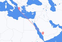 出发地 沙特阿拉伯出发地 艾卜哈目的地 希腊扎金索斯島的航班