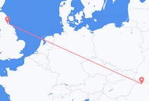 Flights from Baia Mare, Romania to Durham, England, the United Kingdom