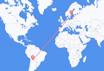 Flights from Tarija, Bolivia to Stockholm, Sweden