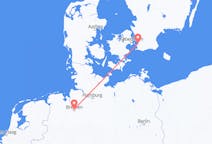 Flyreiser fra Bremen, Tyskland til Malmö, Sverige