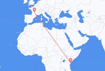 Flyrejser fra Malindi, Kenya til Brive-la-gaillarde, Frankrig