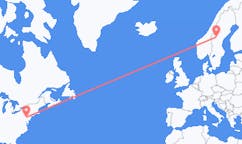 Flights from Lancaster to Östersund