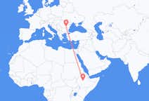 Flyreiser fra Addis Abeba, Etiopia til București, Romania