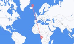 Рейсы из Катумбела, Ангола в Эйильсстадир, Исландия