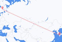 Flyrejser fra Kumamoto, Japan til Kuopio, Finland